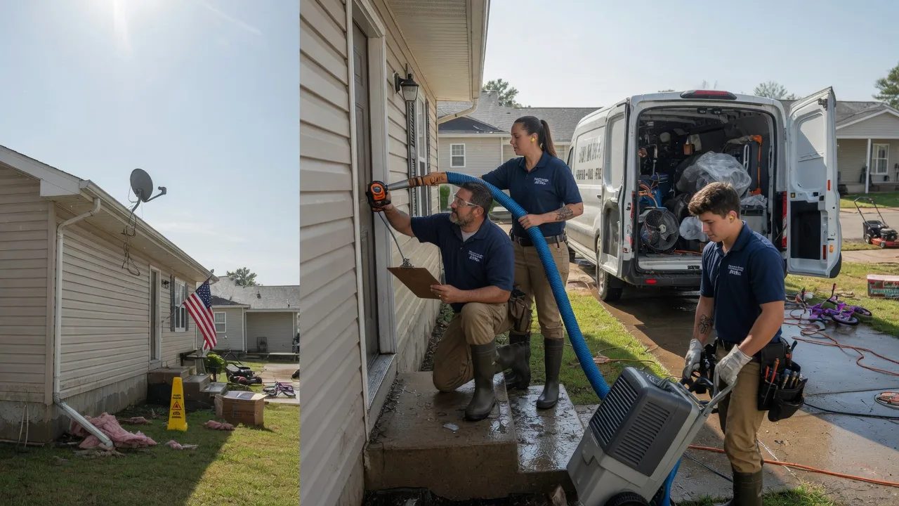 Ceiling Water Damage Restoration in Lincoln, NM near me